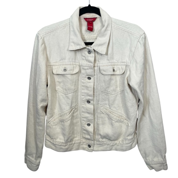 Sundance 100% Hemp Denim Jacket Off-White - Picture 1 of 9